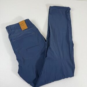 Norrona Svalbard Light Cotton Pants Indigo Night Blue Womens M Hiking Trekking